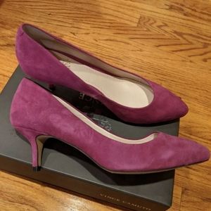 NWT Vince Camuto Red Wine Suede Pumps 8.5
